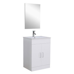 MUEBLE BANO BLANCO SERIE FLORENCIA 60X46X85CM BENOTTI