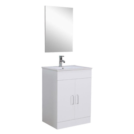 MUEBLE BANO BLANCO SERIE FLORENCIA 60X46X85CM BENOTTI