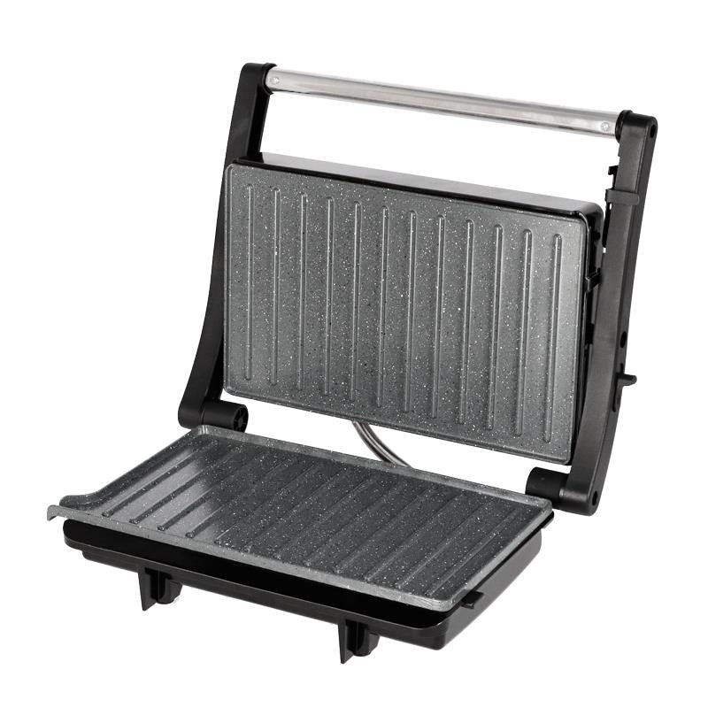 SANDWICHERA INOX 1000W PLACAS GRILL A LA PIEDRA LARRYHOUSE