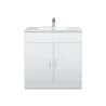 MUEBLE BANO BLANCO SERIE FLORENCIA 80X46X85CM BENOTTI
