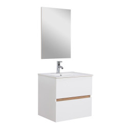 MUEBLE BANO BLANCO SERIE TREVISO 80X46X52CM BENOTTI