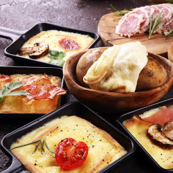PLANCHA DE ASAR 1400W RACLETTE CHEESE GRILL LARRYHOUSE
