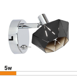 APLIQUE DE PARED LED 1 FOCO SERIE CADIZ 5W AIRMEC