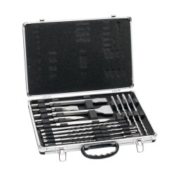 MALETIN CINCELES Y BROCAS SDS 17 PCS AICER