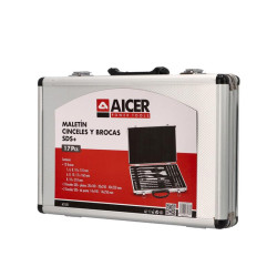 MALETIN CINCELES Y BROCAS SDS 17 PCS AICER