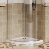 MAMPARA DUCHA ANGULAR BENOTTI 185X80CM 6MM