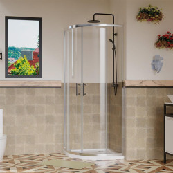MAMPARA DUCHA ANGULAR BENOTTI 185X80CM 6MM