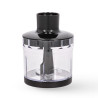BATIDORA DE MANO INOX 1500W CUCHILLA TITANIO C ACCESORIOS LARRYHOUSE