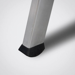ESCALERA ALUMINIO PLEGABLE GUARDACUERPOS CON PLATAFORMA AIRMEC 5 PELDANOS