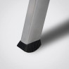 ESCALERA ALUMINIO PLEGABLE GUARDACUERPOS CON PLATAFORMA AIRMEC 5 PELDANOS