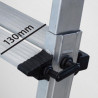 ESCALERA ALUMINIO PLEGABLE GUARDACUERPOS CON PLATAFORMA AIRMEC 46