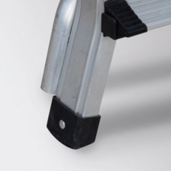 ESCALERA ALUMINIO PLEGABLE GUARDACUERPOS CON PLATAFORMA AIRMEC 46