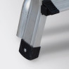 ESCALERA ALUMINIO PLEGABLE GUARDACUERPOS CON PLATAFORMA AIRMEC 46