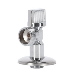 LLAVE DE CORTE 1 2 3 8 ACABADO CROMADO BENOTTI
