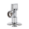 LLAVE DE CORTE 1 2 3 8 ACABADO CROMADO BENOTTI