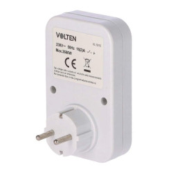 PROGRAMADOR DE ENCHUFE ANALOGICO DE ENCENDIDO Y APAGADO SEMANAL VOLTEN
