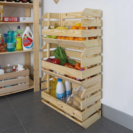 CAJA APILABLE EVOLUTION 60X285X353CM PINO MACIZO