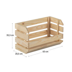 CAJA APILABLE EVOLUTION 60X285X353CM PINO MACIZO