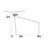 APLIQUE LED SOLAR 33W 400 LUMENS SERIE BIBURY LUZ FRIA AIRMEC
