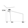 APLIQUE LED SOLAR 33W 400 LUMENS SERIE CAMDEN LUZ FRIA AIRMEC