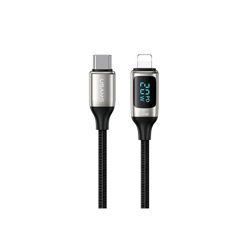 CABLE DE DATOS DIGITAL 12M TIPO C PLATA USAMS
