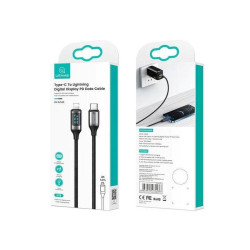 CABLE DE DATOS DIGITAL 12M TIPO C PLATA USAMS