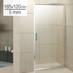MAMPARA DUCHA FRONTAL BENOTTI 185X120CM 5MM