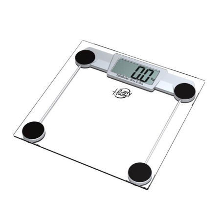 BASCULA DE BANO DIGITAL 150 KG VIDRIO TEMPLADO LARRYHOUSE