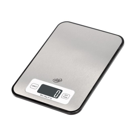 BASCULA DE COCINA DIGITAL 5 KG ULTRAFINA ACERO INOXIDABLE LARRYHOUSE