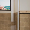 MAMPARA DUCHA FRONTAL AJUSTABLE BENOTTI 185X105 120CM 6MM