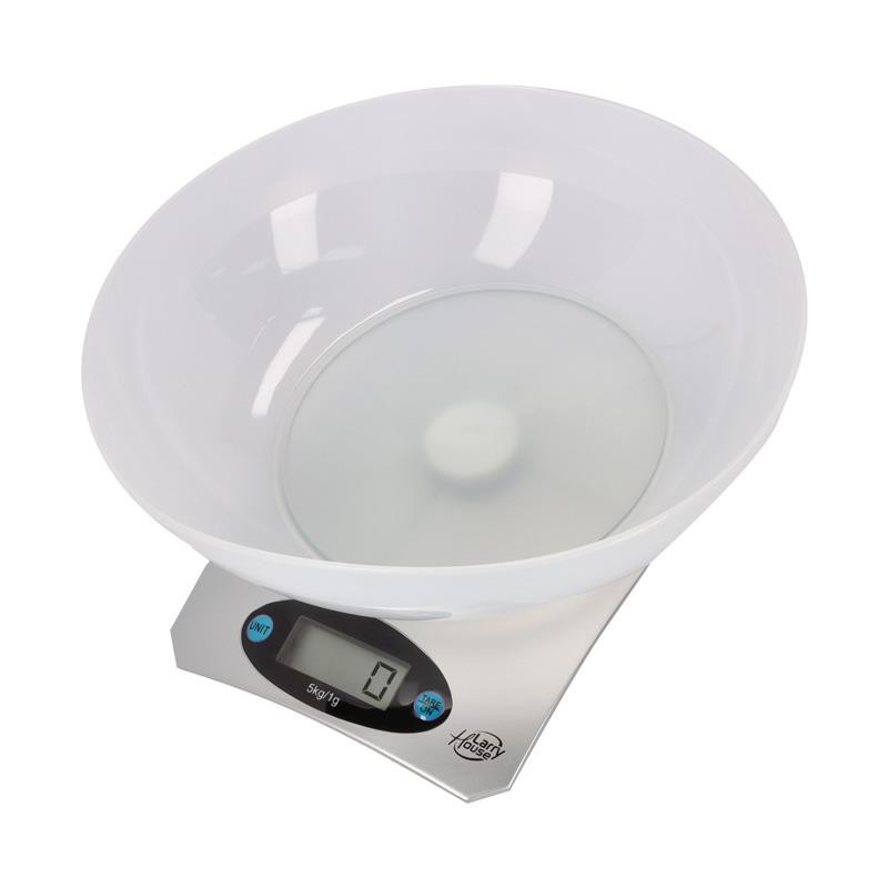BASCULA DE COCINA DIGITAL 5 KG CARCASA PLASTICO ABS LARRYHOUSE