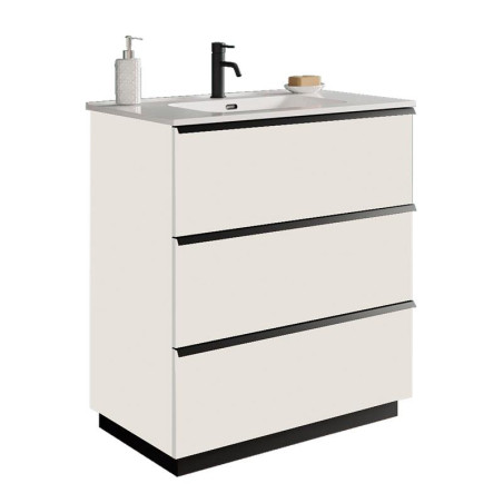 MUEBLE BANO SERIE LAZIO 80X46X91CM BENOTTI
