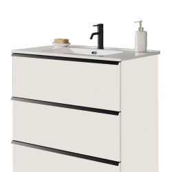 MUEBLE BANO SERIE LAZIO 80X46X91CM BENOTTI