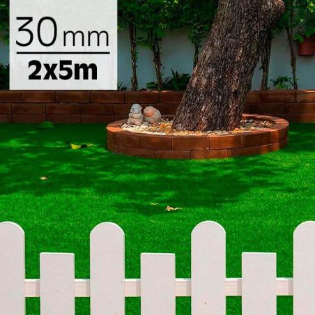 CESPED ARTIFICIAL SERIE GREEN DONNA GARDEN 30MM 2X5MTS