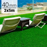 CESPED ARTIFICIAL SERIE GREEN DONNA GARDEN 40MM 2X5MTS