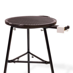 PAELLERO DE GAS 40CM DOBLE FUEGO PARRILLA 45CM SOPORTE AIRMEC