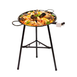 PAELLERO DE GAS 40CM DOBLE FUEGO PARRILLA 45CM SOPORTE AIRMEC