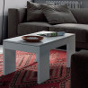 MESA CENTRO ELEVABLE 43X100X50CM BLANCO BRILLO MOMI
