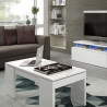MESA CENTRO ELEVABLE 43X100X50CM BLANCO BRILLO MOMI