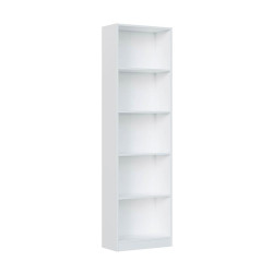 ESTANTERIA DE 5 BALDAS 180X52X25CM BLANCO ARTIK MOMI