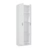 ARMARIO MULTIUSOS 2P 180X59X37CM BLANCO MOMI