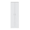 ARMARIO MULTIUSOS CON ESTANTES 2P 180X59X37CM BLANCO MOMI