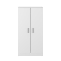 ZAPATERO ARMARIO 2P 6 BALDAS 108X55X36CM BLANCO MOMI