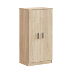 ZAPATERO ARMARIO 2P 6 BALDAS 108X55X36CM ROBLE CANADIAN MOMI