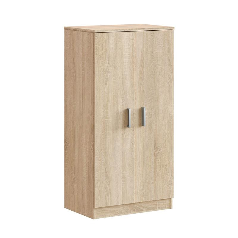 ZAPATERO ARMARIO 2P 6 BALDAS 108X55X36CM ROBLE CANADIAN MOMI
