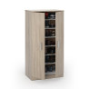 ZAPATERO ARMARIO 2P 6 BALDAS 108X55X36CM ROBLE CANADIAN MOMI