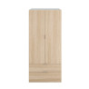 ARMARIO 2P2CAJONES 180X81X52CM ROBLE MOMI
