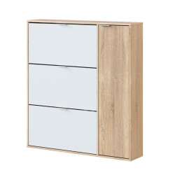 ZAPATERO 3P ABATIBLES 1P 115X106X22CM R CANADIAN BLANCO MOMI