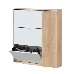 ZAPATERO 3P ABATIBLES 1P 115X106X22CM R CANADIAN BLANCO MOMI
