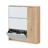 ZAPATERO 3P ABATIBLES 1P 115X106X22CM R CANADIAN BLANCO MOMI